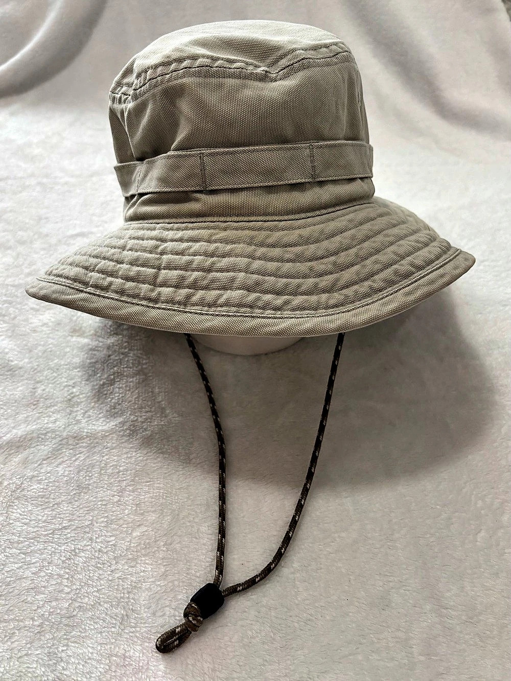 Columbia Sportswear Unisex Booney Bucket Sun Hat Tan O/S Fishing Hiking Outdoor